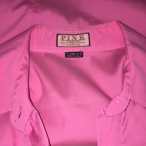 Thomas Pink Size  10 Pink stretch Top EUC - Picture 4 of 8